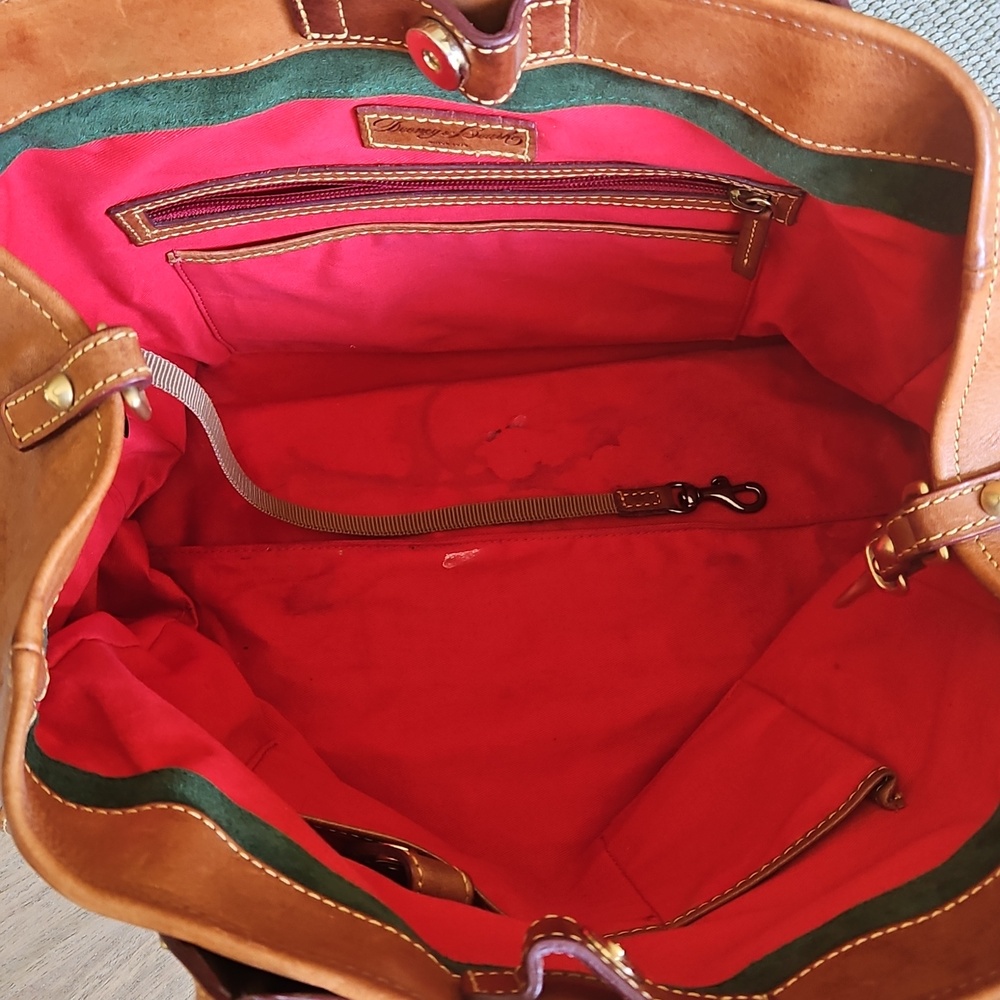 Vintage Dooney and Bourke Florentine Tulip Leather Tote - Picture 7 of 7